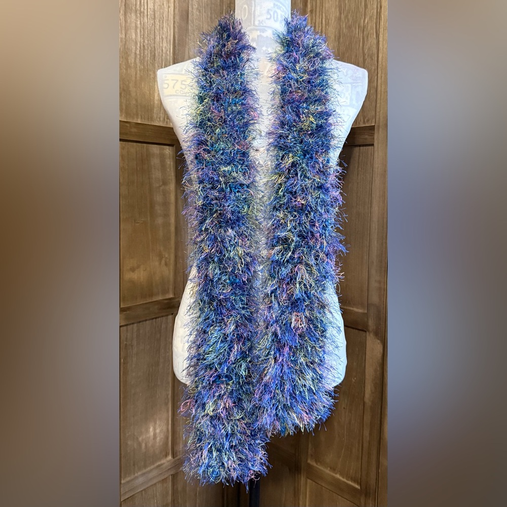 Colorful Fuzzy Scarf